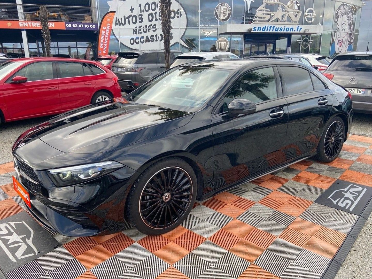 MERCEDES-BENZ CLASSE A BERLINE 2.0 D 150 8G-TRONIC AMG LINE JA NOIRES TOE PACK PREMIUM PLUS